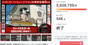 クラウドファンディングのご支援ありがとうございました